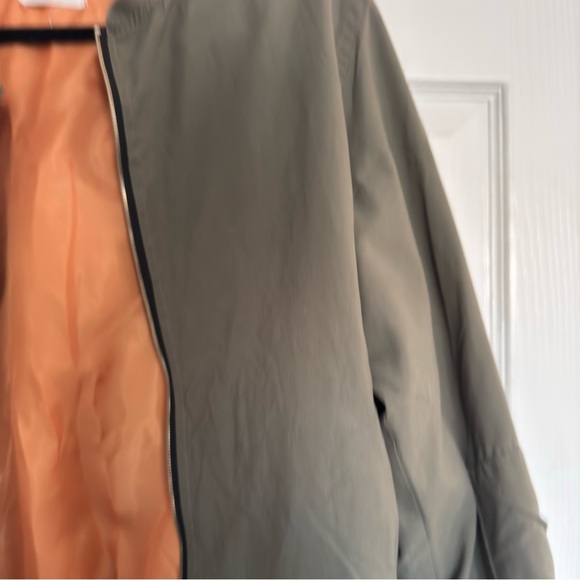 Green Zip-Up Bomber Jacket size small - Picture 4 of 11